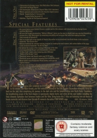 Star Wars Episode III: Revenge of the Sith (DVD) Box Art