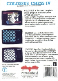 Colossus Chess IV Box Art