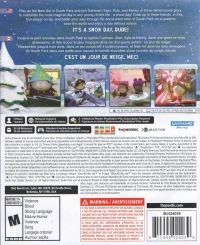 South Park: Snow Day! Box Art