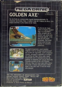 Golden Axe (plastic case) Box Art