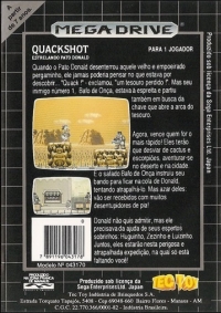 Quackshot Estrelando Pato Donald (043170) Box Art