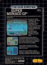 Super Monaco GP (cardboard box) Box Art