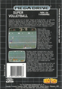 Super Volleyball (black cover / 041160) Box Art