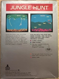 Jungle Hunt (1983 / Atari Inc) Box Art