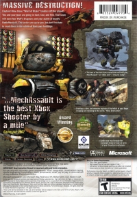 MechAssault - Platinum Hits (Game of the Year) Box Art