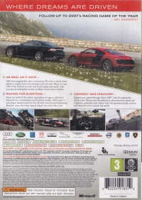 Forza Motorsport 3 (Must Buy) Box Art