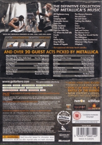 Guitar Hero: Metallica [UK] Box Art