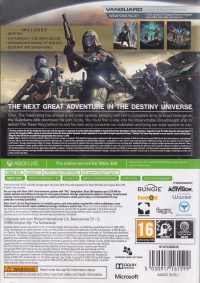 Destiny: The Taken King: Legendary Edition (Vanguard Weapons Pack) Box Art