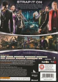 Saints Row: The Third (Invincible Pack) Box Art