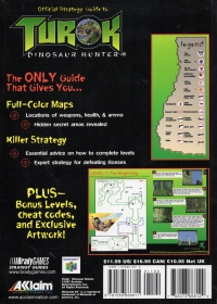 Official Strategy Guide to Turok: Dinosaur Hunter Box Art