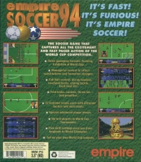 Empire Soccer 94 Box Art