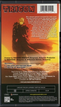 Trigun Volume 1 Box Art