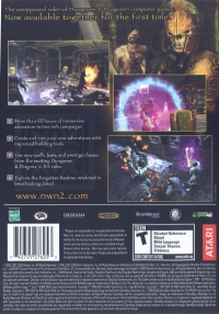 Forgotten Realms: Neverwinter Nights 2: Gold Box Art