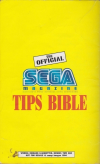 Official Tips Bible, The Box Art