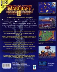 Warcraft II: Tides of Darkness (8 Player Head-to-Head / Game of the Year!) Box Art