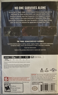 Thing, The: Remastered Box Art