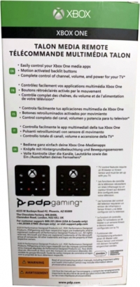 PDP Talon Media Remote 048-083-D1 Box Art