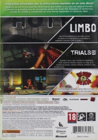 Triple Pack: Limbo, Trials HD and 'Splosion Man [ES] Box Art