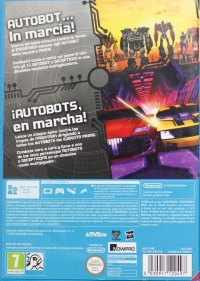 Transformers Prime: The Game [ES] Box Art