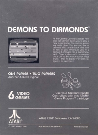 Demons to Diamonds (1986) Box Art