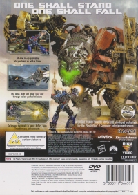 Transformers: Revenge of the Fallen [UK] Box Art