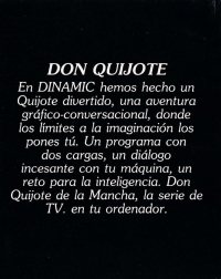 Don Quijote (disk) Box Art