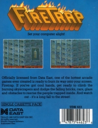 FireTrap (cassette) Box Art