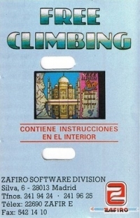 Free Climbing Box Art