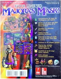 Legend of Zelda, The: Majora's Mask (Prima / Sealed Secrets Section / The Game Zone) Box Art