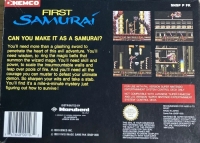 First Samurai Box Art