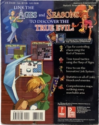 Legend of Zelda, The: Oracle of Seasons and The Legend of Zelda: Oracle of Ages (Blockbuster) Box Art