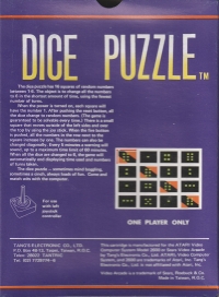 Dice Puzzle Box Art