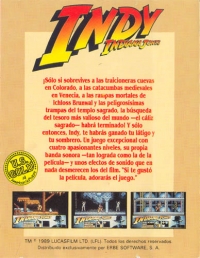 Indiana Jones y la Ultima Cruzada (Hollywood) Box Art