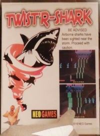 Twist'R Shark (blue background) Box Art