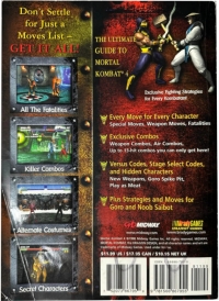 Mortal Kombat 4 Official Fighter's Kompanion Box Art