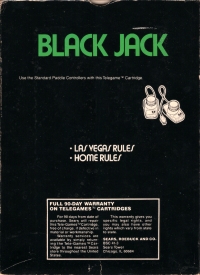 Blackjack (black box / 90-Day Warranty) Box Art