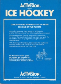 Ice Hockey (Blue label) Box Art