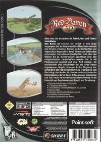 Red Baron 3D - Back to Games Box Art