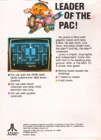 Jr. Pac-Man (1986) Box Art