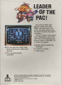 Jr. Pac-Man (1987) Box Art