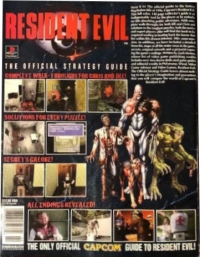 Resident Evil Strategy Guide (Quick-Look Reference Card) Box Art