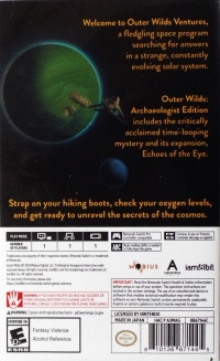 Outer Wilds: Archaeologist Edition Box Art