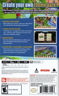 RollerCoaster Tycoon Adventures Deluxe Box Art