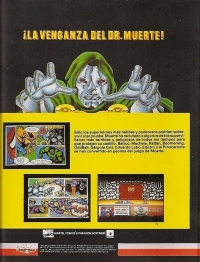 Asombroso Spider-Man y Capitán America en ¡La Venganza del Dr. Muerte! (cassette) Box Art