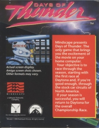 Days of Thunder Box Art