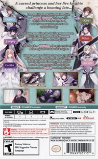 Temirana: The Lucky Princess and The Tragic Knights Box Art