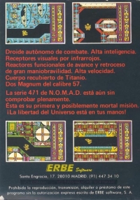 N.O.M.A.D (double case) Box Art