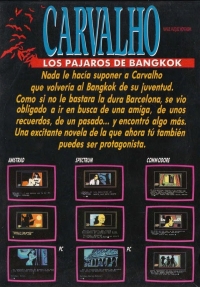 Carvalho: Los Pajaros de Bangkok Box Art