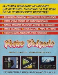 Perico Delgado: Maillot Amarillo Box Art