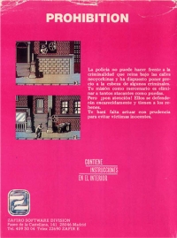 Prohibition (Zafi Chip / disk) Box Art